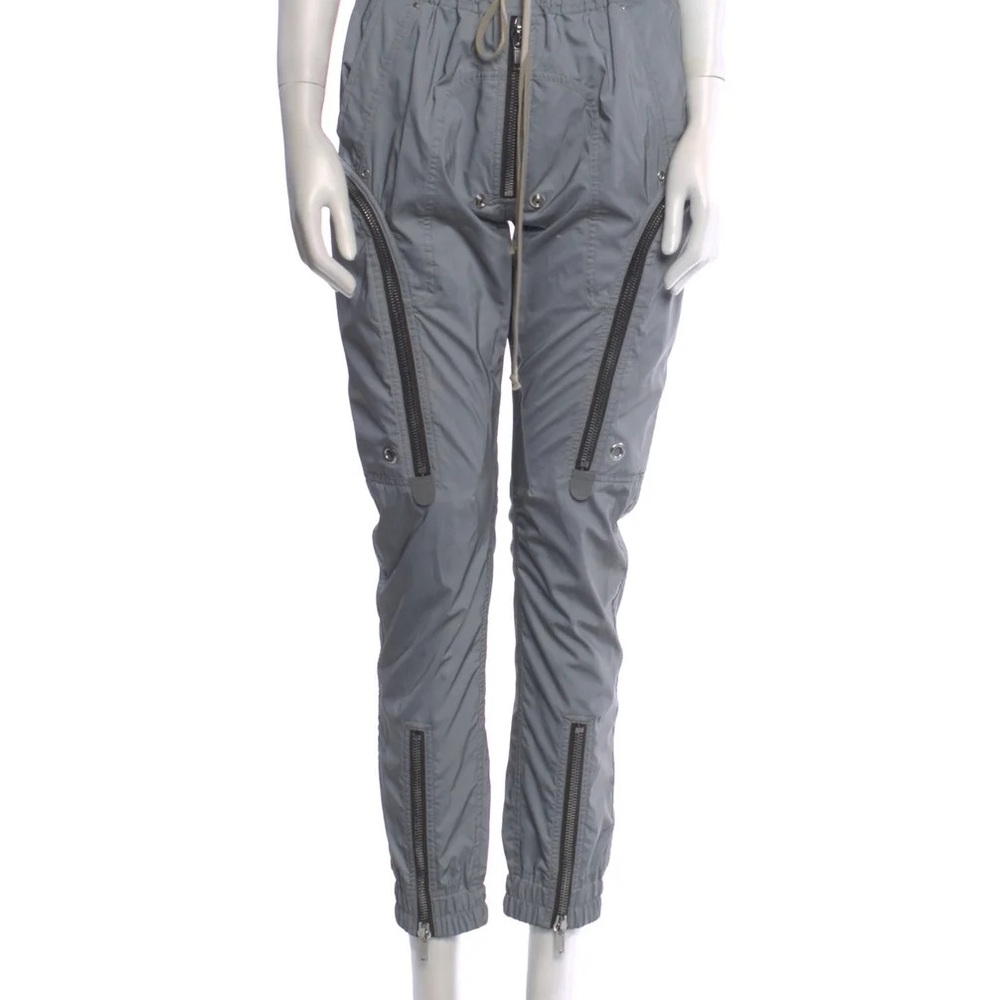 Rick Owens 'Strobe' Reflective Bauhaus Cargo Skinny Leg Pants FW 22
